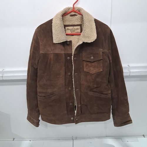MEN'S MILWAUKEE LEATHER SHERPA COLLAR JACKET - MEDIUM - BROWN - (STYLE: SFM1817 ) image 2