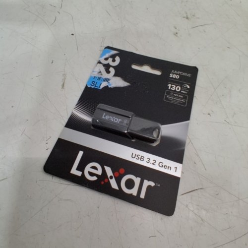 LEXAR JUMPDRIVE USB 3.2 GENERATION 1 FLASH DRIVE - 32GB - UP TO 130 MB/S - BLACK (MODEL: S80) image 2