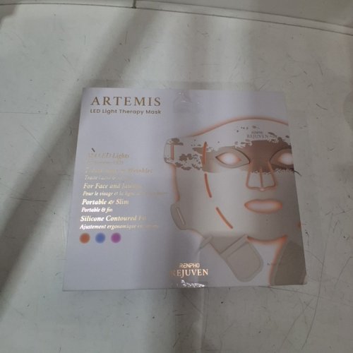 RENPHO ARTEMIS LED LIGHT THERAPY MASK WITH 3 WAVE LENGTHS - WHITE/PINK image 4