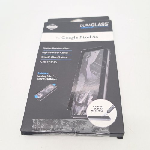 DURAGLASS TEMPERED GLASS SCREEN PROTECTOR FOR GOOGLE PIXEL 8A (MODEL: 501278) image 3