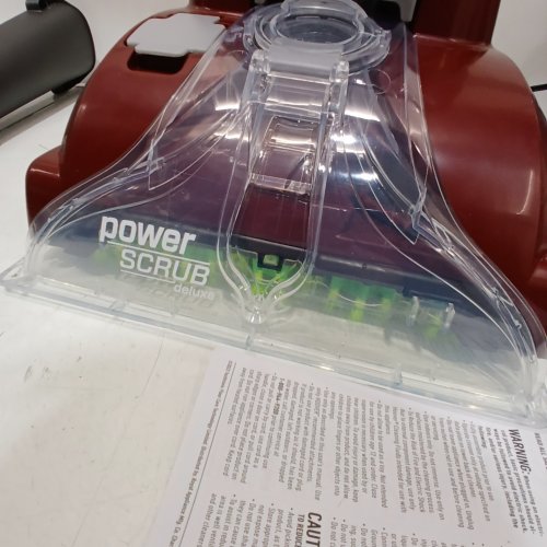 HOOVER POWER SCRUB DELUXE CARPET CLEANER/SHAMPOOER - RED (MODEL: FH50150VCD) image 2