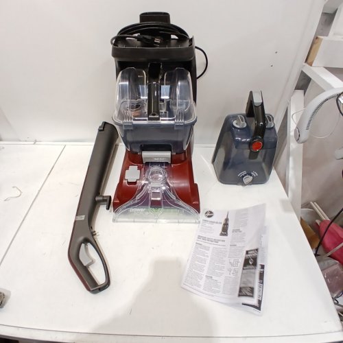 HOOVER POWER SCRUB DELUXE CARPET CLEANER/SHAMPOOER - RED (MODEL: FH50150VCD) image 3