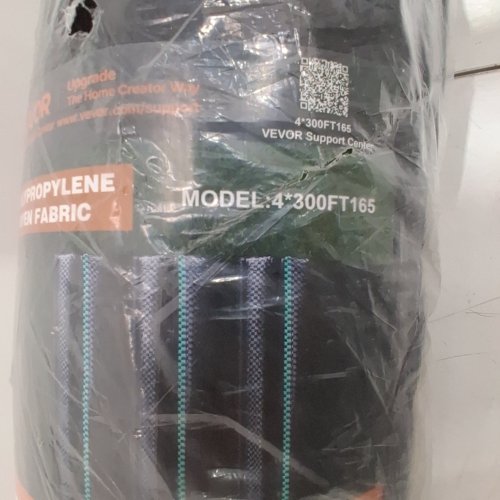 LANDSCAPE FABRIC WEED BARRIER - 4FT X 300FT - BLACK (MODEL: 4*300FT165) image 2