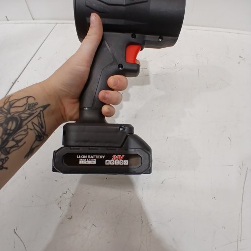 CORDLESS LEAF BLOWER - BLACK (MODEL: BFJ-001) image 2
