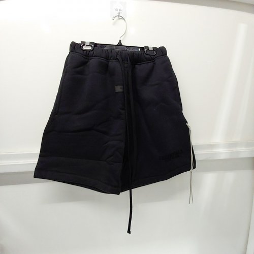 MEN'S FEAR OF GOD ESSENTIALS SHORTS - EXTRA SMALL - STRETCH LIMO BLACK image 2