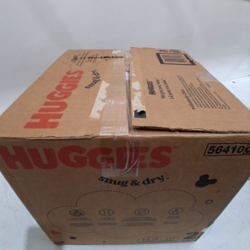 234PK MICKEY MOUSE HUGGIES SNUG AND DRY BABY DIAPERS - SIZE 2 (12-18LBS) image 2