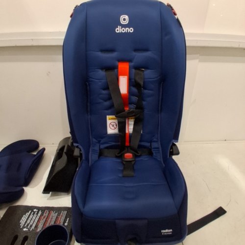 DIONO RADIAN 3R THE ORIGINAL 3 ACROSS ALL-IN-ONE CONVERTIBLE CAR SEAT - BLUE\PURPLE - (MODEL:50643-NA-01) image 4