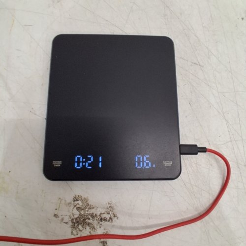 KUAIVO RECHARGEABLE MINI COFFEE SCALE WITH TIMER - BLACK image 2