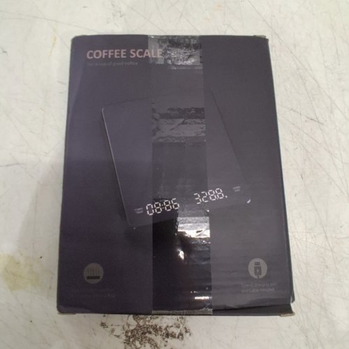 KUAIVO RECHARGEABLE MINI COFFEE SCALE WITH TIMER - BLACK image 4