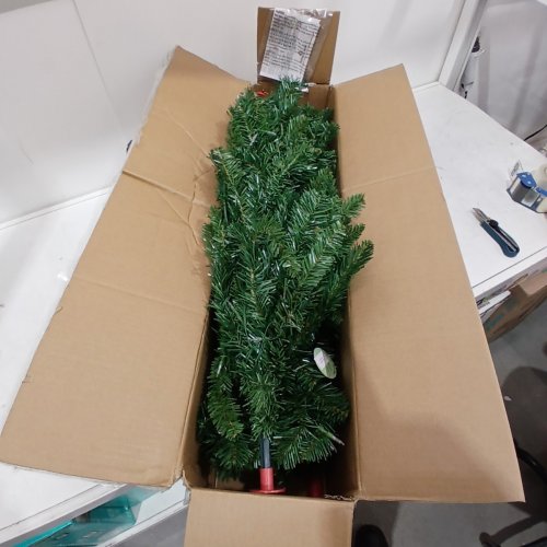 NATIONAL TREE COMPANY PRE-LIT ARTIFICIAL ACACIA CHRISTMAS TREE WITH CLEAR LIGHTS - 6FT - GREEN image 3