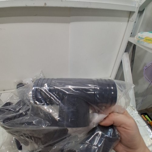 25PK DURA PLASTIC T-SHAPE PIPE FITTINGS - 2" X 2" X 1 1/2"DARK GRAY (MODEL: 1402-251) image 4
