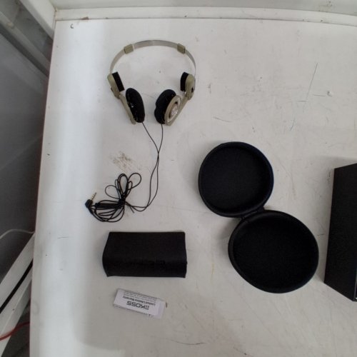 KOSS PORTA PRO LIMITED EDITION RHYTHM WIRED HEADPHONES WITH MICROPHONE & VOLUME CONTROL - BEIGE image 3