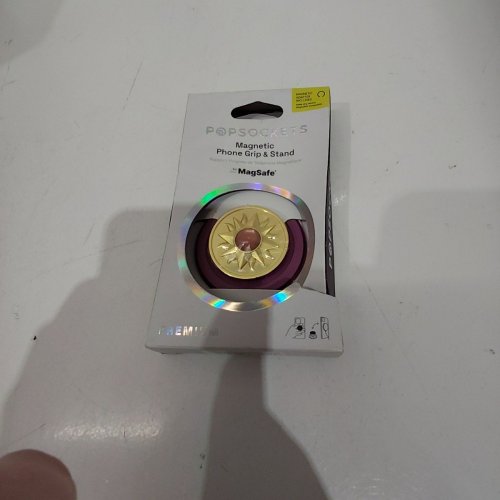 POPSOCKETS MAGNETIC POPGRIP AND STAND FOR MAGSAFE WITH ADAPTER - ENAMEL SUN JEWEL MAUVE image 2