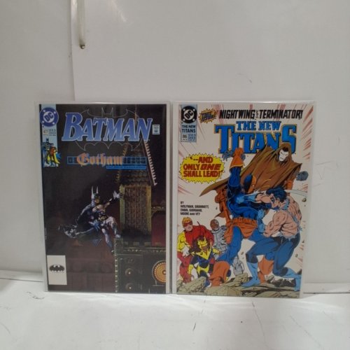 4 ASSTD DC COMIC BOOKS - DETECTIVE COMICS #644, THE DEMON #24, THE NEW TITANS #86, BATMAN #477- VARIOUS AUTHORS image 3