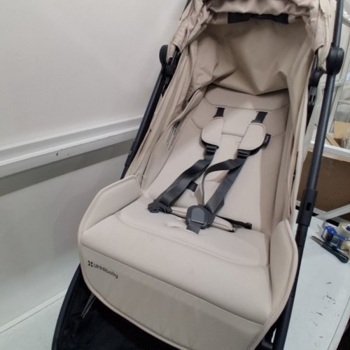 UPPABABY MINU V3 LIGHTWEIGHT FOLDABLE STROLLER - ADA (SANDSTONE MÉLANGE) (MODEL: 0803-MIN-NA-ADA) image 6