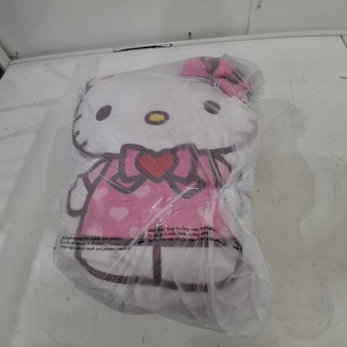 KIDS SANRIO HELLO KITTY DECORATIVE PILLOW - 15" - PINK/WHITE image 4