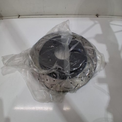 DS-ONE DRILLED AND SLOTTED BRAKE ROTOR - FITS SELECT MODELS (MODEL: DS1-582457) image 2