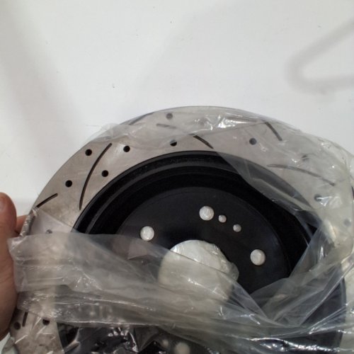 DS-ONE DRILLED AND SLOTTED BRAKE ROTOR - FITS SELECT MODELS (MODEL: DS1-582457) image 3