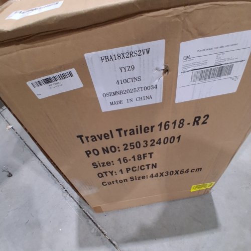 TRAVEL TRAILER WATERPROOF CAMPER COVER- 16-18FT - GREY(STYLE: 1618-R2) image 2