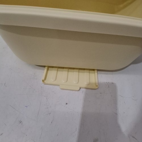 PWSHYMI MULTIFUNCTIONAL DISH DRAINER BOX/TRAY WITH LID - APRICOT M/WHITE/AMBER image 4