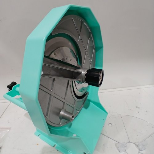 MANUAL VEGETABLE FRUIT SLICER WITH ADJUSTABLE THICKNESS - BLUE/STAINLESS STEEL (MODEL: SL-P01) image 3