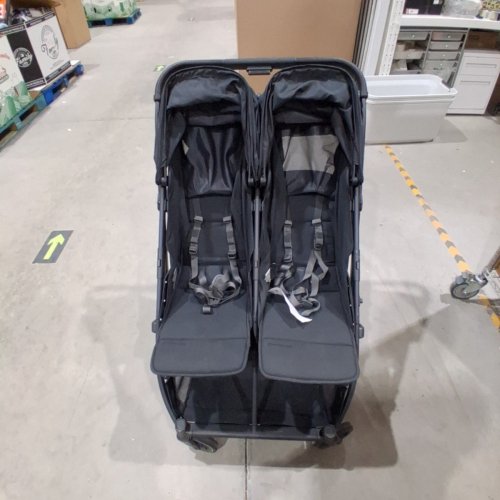 UPPABABY MINU DUO SIDE-BY-SIDE DOUBLE STROLLER LIGHTWEIGHT + COMPACT DESIGN - 100LBS CAP - 26" WIDE - JAKE (MODEL: 0801-MND-NA-JKE) image 3