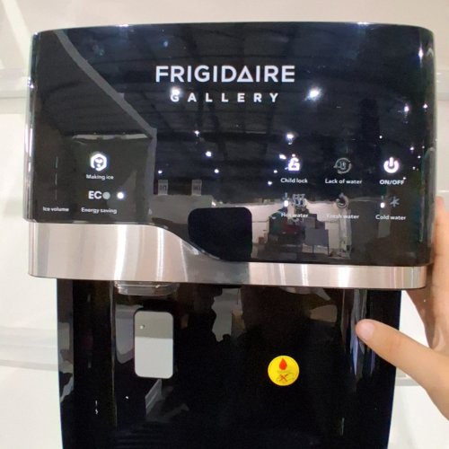 FRIGIDAIRE 3-IN-1 BOTTOM LOAD HOT/COLD WATER COOLER BUILT-IN BULLET ICE MAKER - 50 GAL - BLACK (MODEL: EFWC534-BLACK) image 2