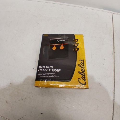 AIR GUN PELLET TRAP TARGET - BLACK/ORANGE image 5