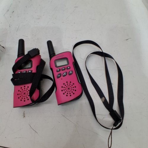 2PK AWANFI WALKIE TALKIES, 1000 MAH BATTERY - PINK image 3