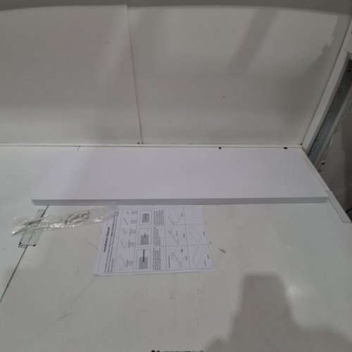 MODERN FLOATING WALL SHELF - 36" X 10" X 1" - WHITE image 3