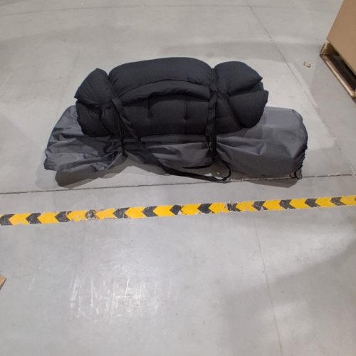OVERSIZED CAMPING FOLDING COT 330LBS MAX - 28" -BLACK/GREY (MODEL:NYX03-06BU) image 4