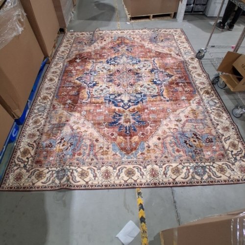 LARGE AREA RUG - 8FT X 10FT - MULTICOLORED image 2