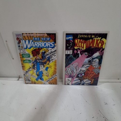 4 ASSTD MARVEL COMIC BOOKS - SLEEPWALKER #8, THE NEW WARRIORS #27, THE DESTROYER #2 OF 4, THE INFINITY WAR #4 - VARIOUS AUTHORS image 4
