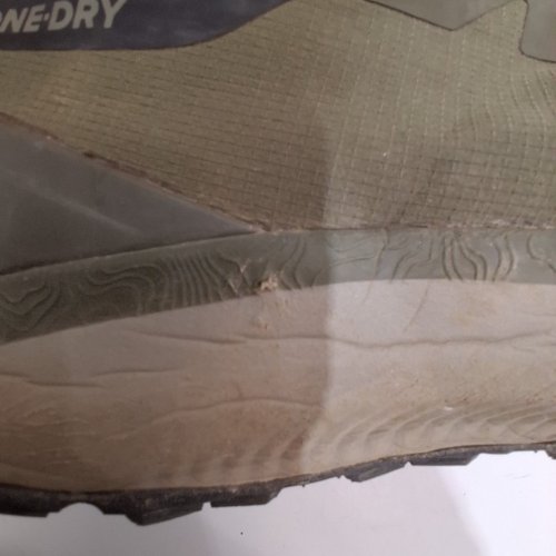 MEN'S ASCEND MOJAVE LT MID WATERPROOF HIKING BOOTS - SIZE 12 - OLIVE NIGHT/ROCK RIDGE (STYLE: 3961254) image 5