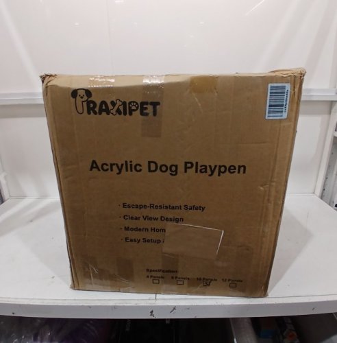 ACRYLIC DOG INDOOR PLAYPEN WITH 10 PANELS - 24" (MODEL: DP001) image 5