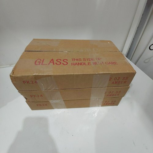3(24PK) MULTI-USE GLASS JARS - 2 OZ - AMBER image 5