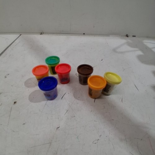 6PK PLAY-DOH MODELLING CLAY SET - RED, GREEN AND BLUE TONES image 2