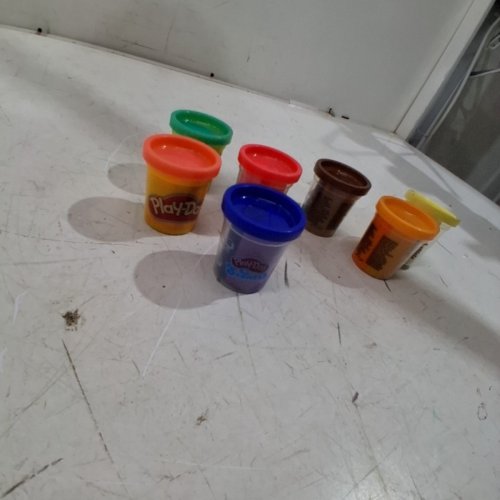 6PK PLAY-DOH MODELLING CLAY SET - RED, GREEN AND BLUE TONES image 3