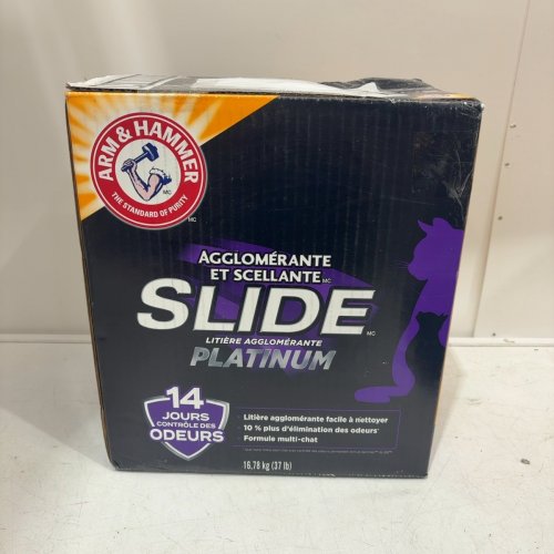 ARM AND HAMMER CLUMP AND SEAL SLIDE PLATINUM CLUMPING LITTER WITH 14 DAY ODOUR CONTROL - 37LBS image 2