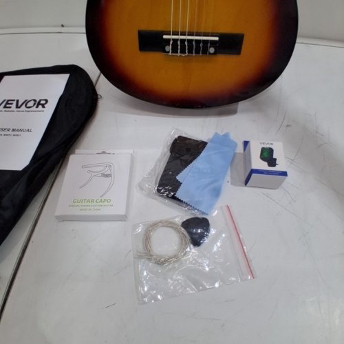 CLASSICAL GUITAR STARTER KIT FOR BEGINNERS R/H -30" - SUNBURST (MODEL:‎ M5126) image 3
