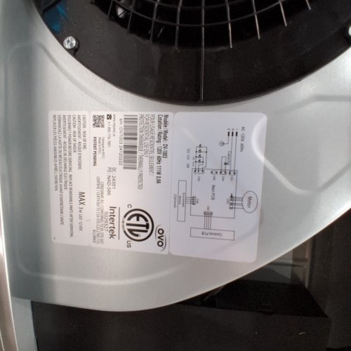 OVO UNDER CABINET RANGE HOOD VENT WITH 3-SPEED EXHAUST FAN - 700 CFM - 30" - SILVER (MODEL: OV-1003) image 3