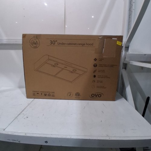 OVO UNDER CABINET RANGE HOOD VENT WITH 3-SPEED EXHAUST FAN - 700 CFM - 30" - SILVER (MODEL: OV-1003) image 8