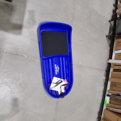 GOSPORTS 2 PERSON PREMIUM SNOW SLED WITH DOUBLE WALL CONSTRUCTION, PADDED SEAT AND PULL STRAP, 4FT, BLUE, (MODEL: ST-SLED-48-RED) image 3