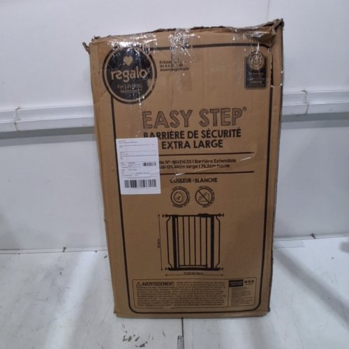 REGALO EASY STEP METAL WALK-THROUGH GATE - 29"-49" X 30" - WHITE (MODEL: 1164EWDS) image 6