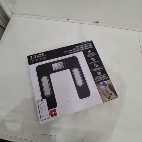 TAYLOR SMART BODY COMPOSITION SCALE - 400LB MAX - BLACK (MODEL:1901753) image 2