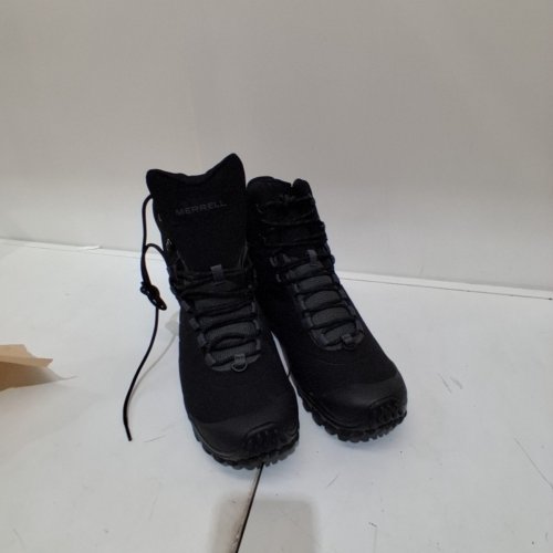 MEN'S MERRELL CHAM 8 THERMO TALL WP WINTER BOOT - SIZE 12 - BLACK (MODEL:J034655) image 3