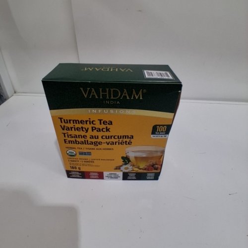 100PK VAHDAM TUMERIC TEA VARIETY PACK image 3