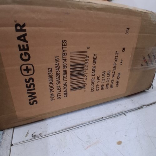 SWISS GEAR SPINNER SUITCASE - 26" - GREY (STYLE: SA6283) image 2