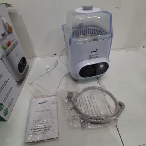 GROWNSY EASECLEAN PRO ALL-IN-ONE BOTTLE WASHERM STERILIZER AND DRYER - WHITE/BLACK/CLEAR (MODEL: ZMW-STHB01-3) image 3