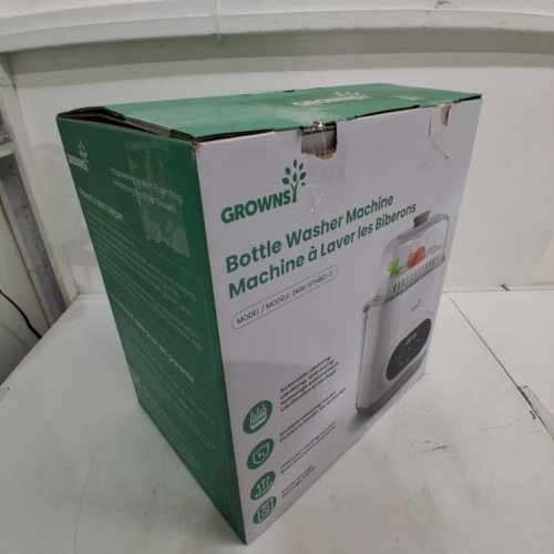 GROWNSY EASECLEAN PRO ALL-IN-ONE BOTTLE WASHERM STERILIZER AND DRYER - WHITE/BLACK/CLEAR (MODEL: ZMW-STHB01-3) image 6